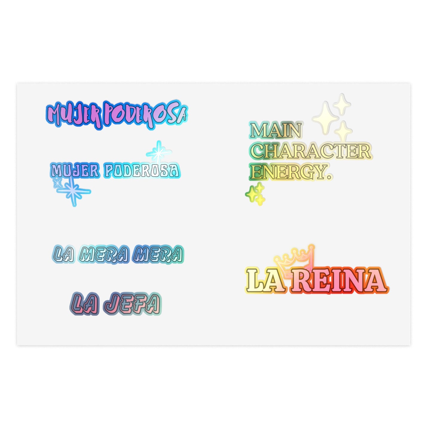 Latina Sticker Sheet #4, Latina Power, Latina Motivation, Latina Saying