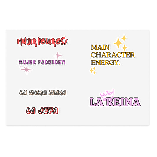 Latina Sticker Sheet #4, Latina Power, Latina Motivation, Latina Saying