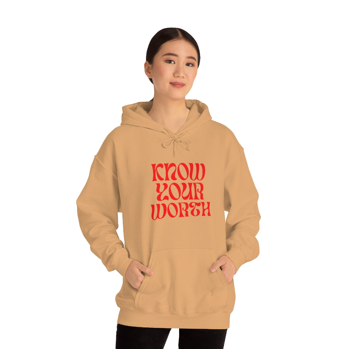 Know your Worth Hooded Sweatshirt