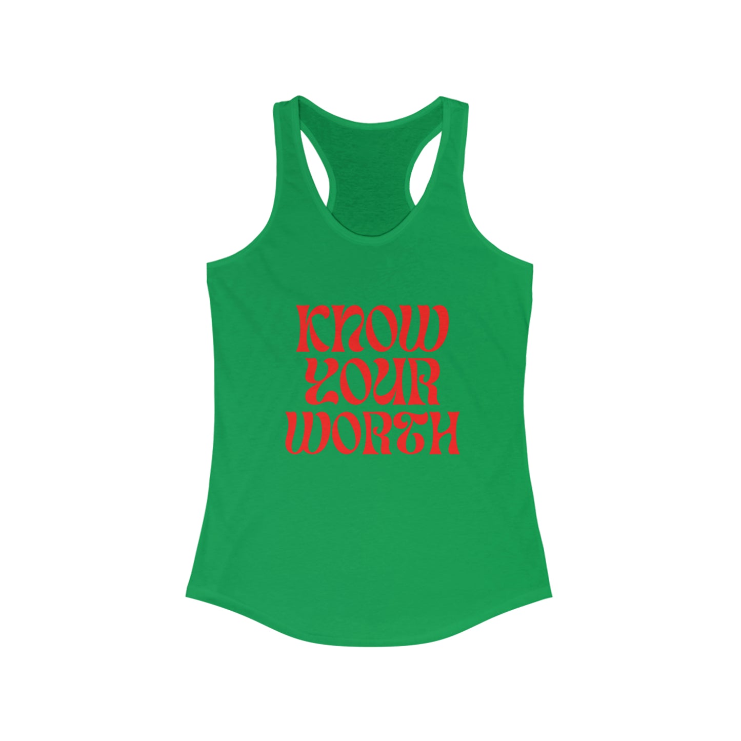 Know your Worth Racerback Tank